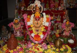 Goddess saraswati Decorated for Puja