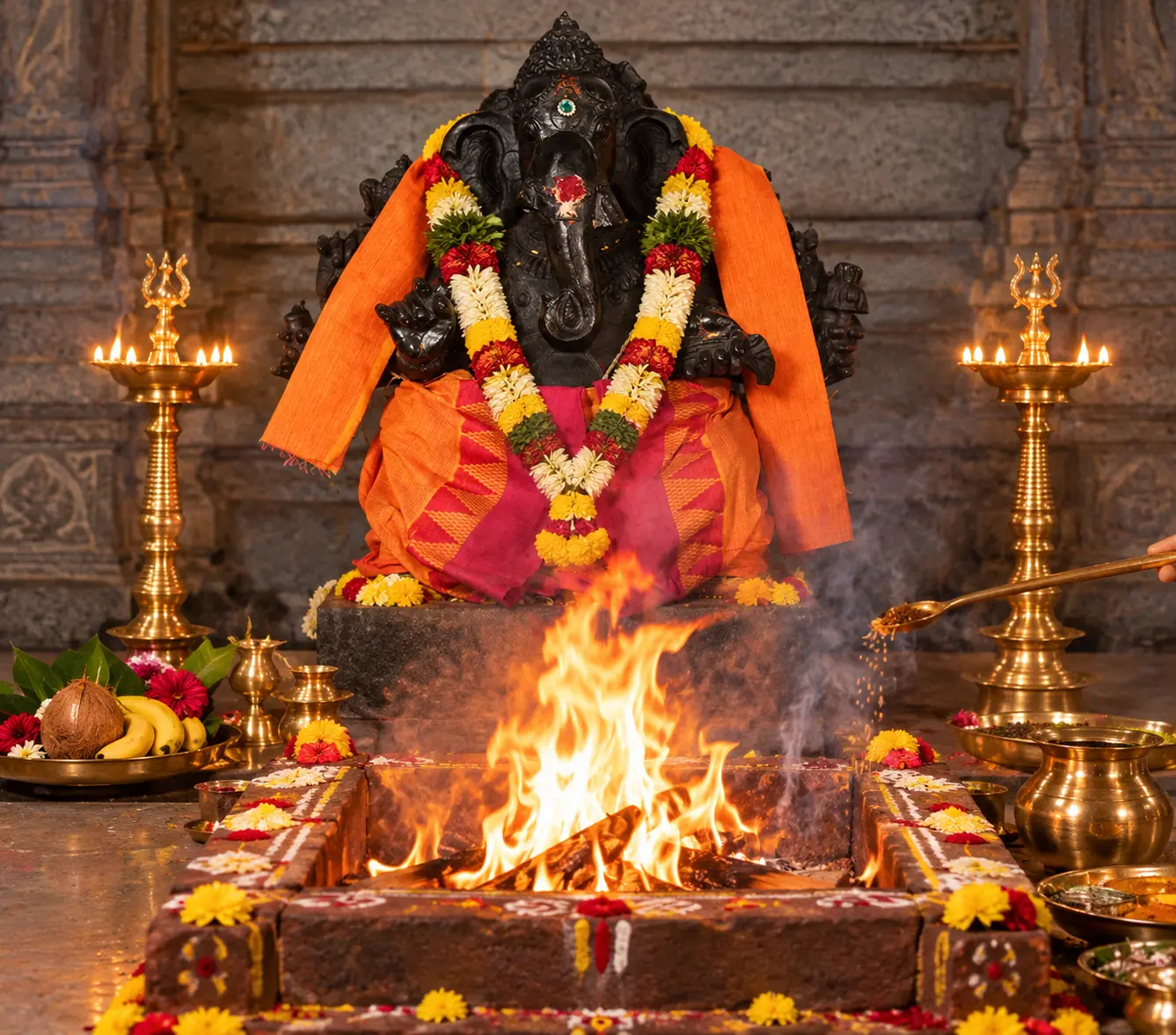 Kshipra Ganapati Homam Sakalam.org at Varahi temple Thumkunta